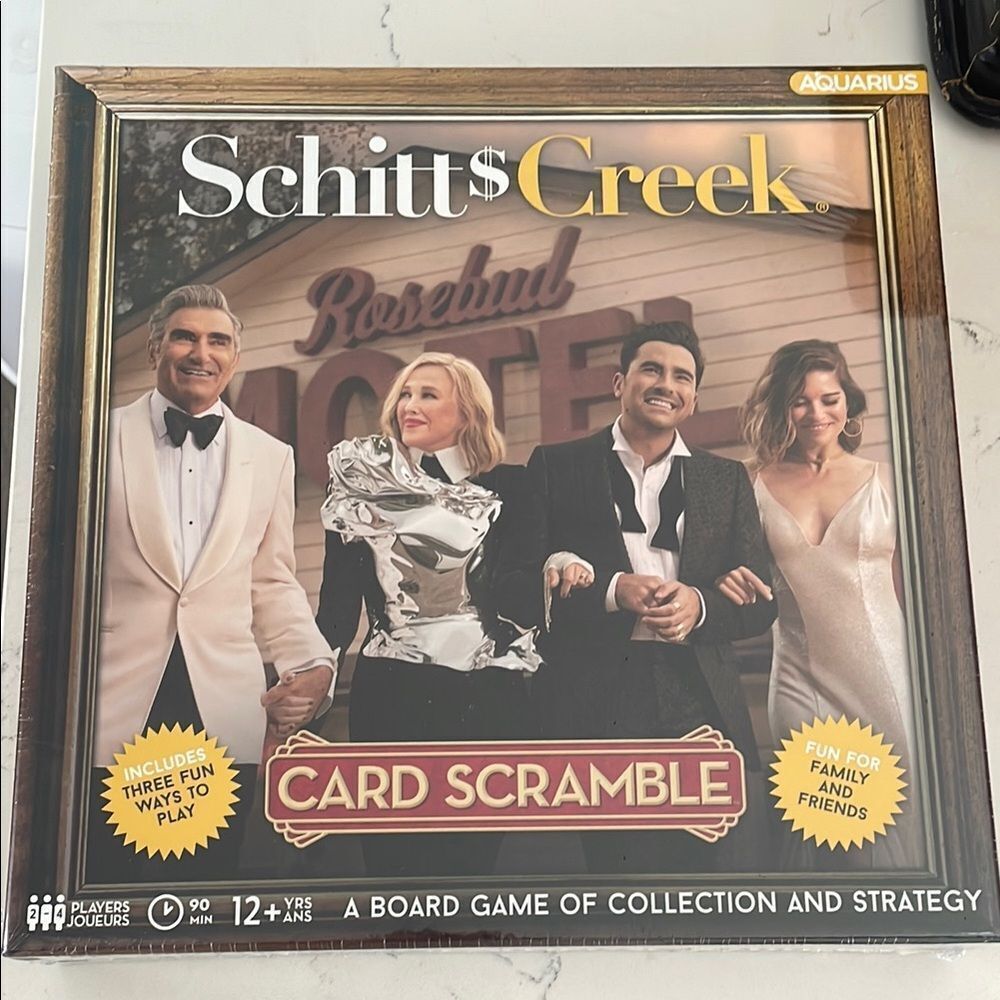Schitt's Creek Card Scramble Game - Black and Gold
